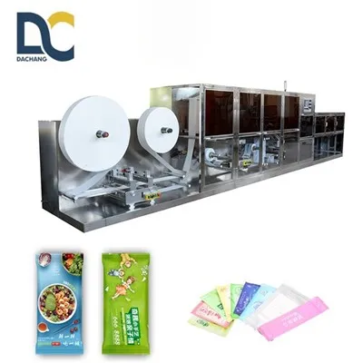 Täielik automaatne antiseptiliste niiskete salvrätikute tootmismasin